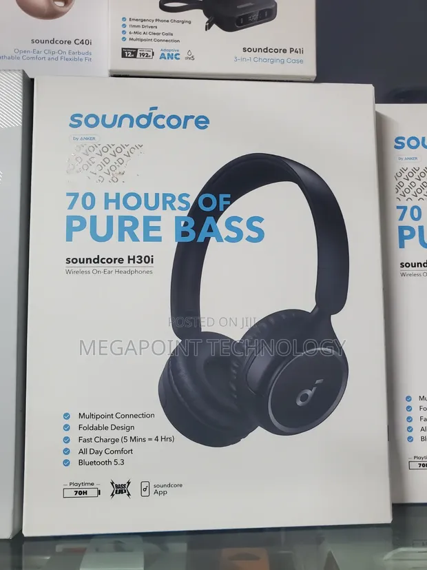 Soundcore Anker H30i On-Ear Headphones - 1