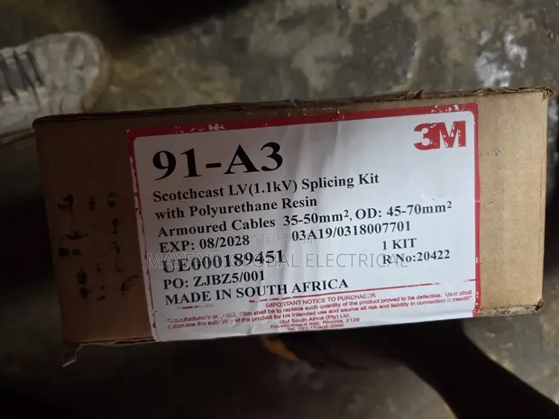 3M Scotchcast 91-A3 LV Splicing Kit with Polyurethane Resin - 1