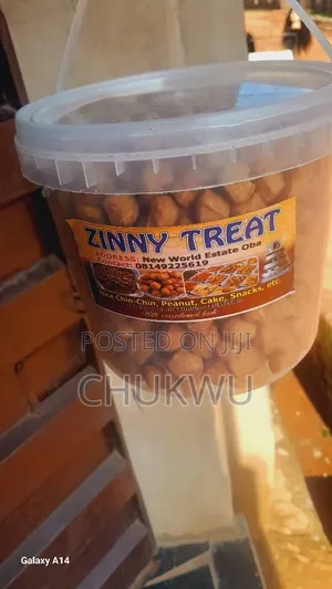 Zinny Treat Chin Chin, Cakes, Peanut & Meat Pie