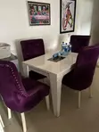 Dining Table Set with Chairs and Bed Frame - 2