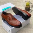 Classy Turkish Italian Leather Derby Shoes - Bold Big Sole - 1