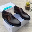 Classy Turkish Italian Leather Derby Shoes - Bold Big Sole - 2