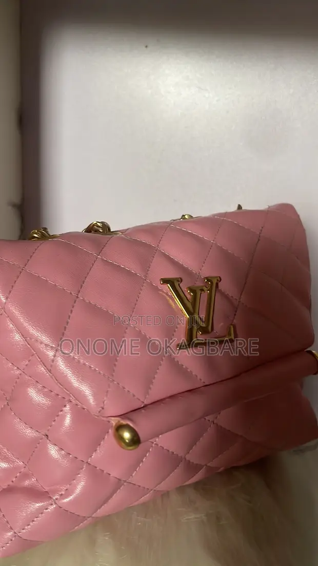 Pink Quilted Ladies Handbag Da Zinare Chain - 1