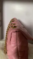 Pink Quilted Ladies Handbag Da Zinare Chain - 2
