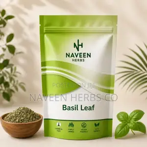 Premium Basil Leaf Herbal Tea - 100g Loose