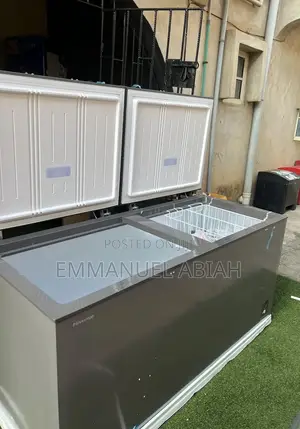 Sabon Hisense 500L Gilashin Firij Mai Ƙofofi Biyu