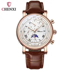 Chenxi Chronograph Leather Watch - Brand New