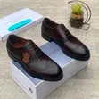 Luxury Men's Leather Shoes - Big Sole - 1