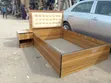 Home Interiors 4x6 Bed Frame with Bedside Drawer - 1