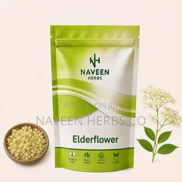 Premium Elderflower Ganyen Shayi Marasa Gumi - 100g - 1