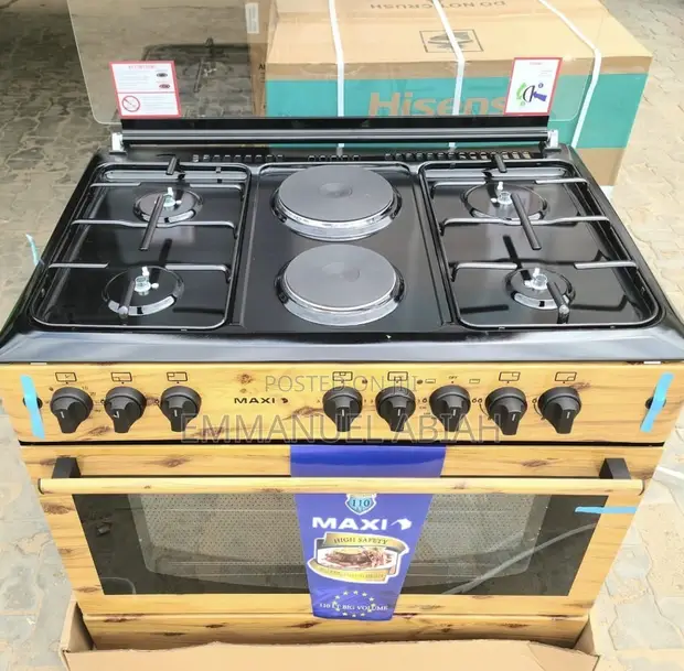 Maxi 6 Burner Gas Cooker with Oven - 1