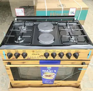 Maxi 6 Burner Gas Cooker with Oven