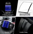 Poedagar Digital Square Men's Watch - Modern Fashion - 4