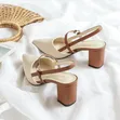Luxury Block Heel Sandals - Danskin - 1
