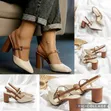 Luxury Block Heel Sandals - Danskin - 4