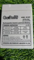 Solar Fan Battery 12V 4.5Ah - 1