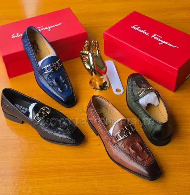 Luxury Salvatore Ferragamo Men's Leather Shoes - Brand New - 1
