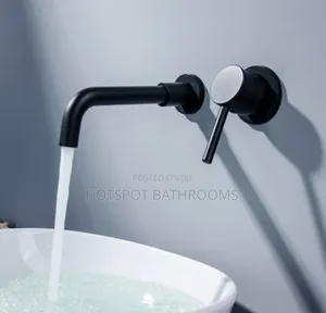 Black Wall Mounted Mixer Tap - Master Brand
