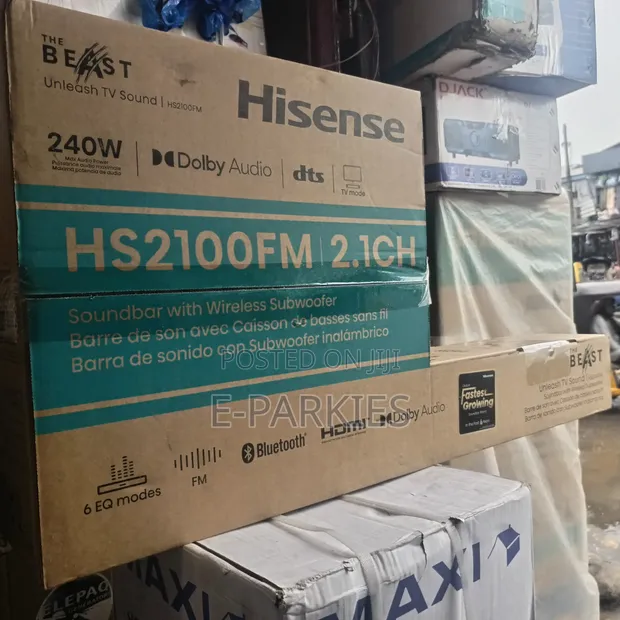 Hisense 240W 2.1 Channel Soundbar (Hi2100fm) - 1