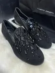 Giuseppe Zanotti Men's Black Suede Loafers - 1