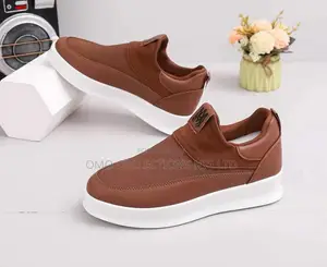 Luxury AMI Men's Slip-on Sneakers - Black, Brown, Blue