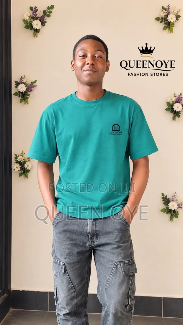 Unisex Printed T-Shirt and Handkerchief Skirt Set - 1