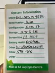 Dell XPS 13 Laptop - 16GB RAM, Intel Core i7, 256GB SSD - 4