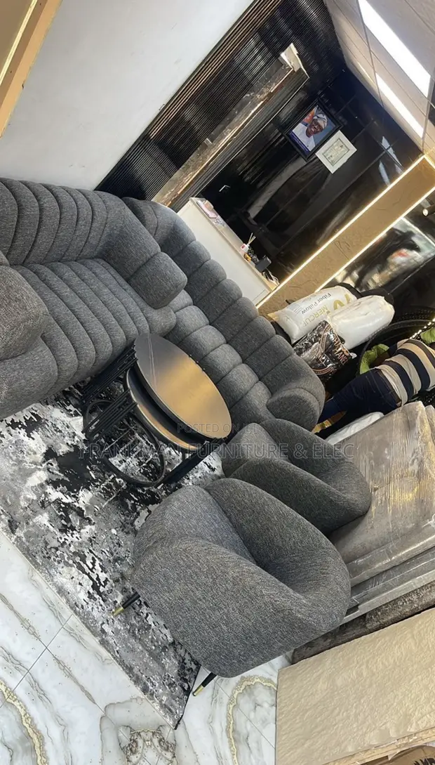 7 Seater Sofa Set with Center Table - Brand New - 1