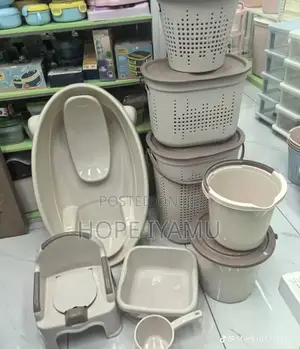 Baby Bath Set with Cloth Baskets