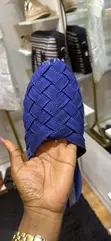 Asa Slides (Aso Oke Slides) - 5