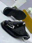 Dior Men's Black Patent Leather Slides - Cikakken Akwati - 1