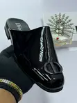Dior Men's Black Patent Leather Slides - Cikakken Akwati - 3