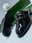 Dior Men's Black Patent Leather Slides - Cikakken Akwati - 4