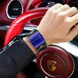 Poedagar Waterproof Leather Watch with Sapphire Glass - 3
