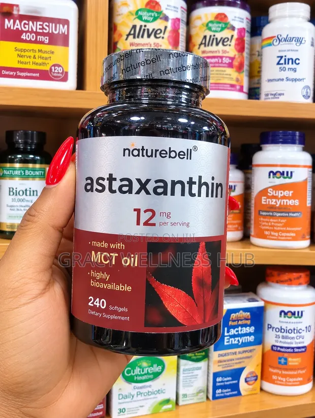 Naturebell Astaxanthin 12mg Softgels - 1