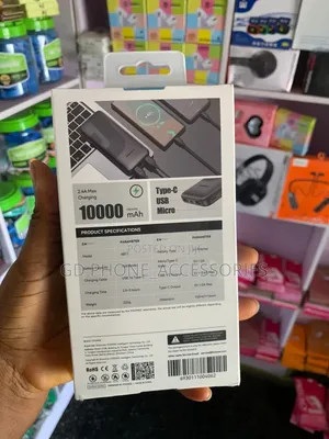 FOOMEE AB21 10000mAh Power Bank Mai Sauri + Kyautar Kebul