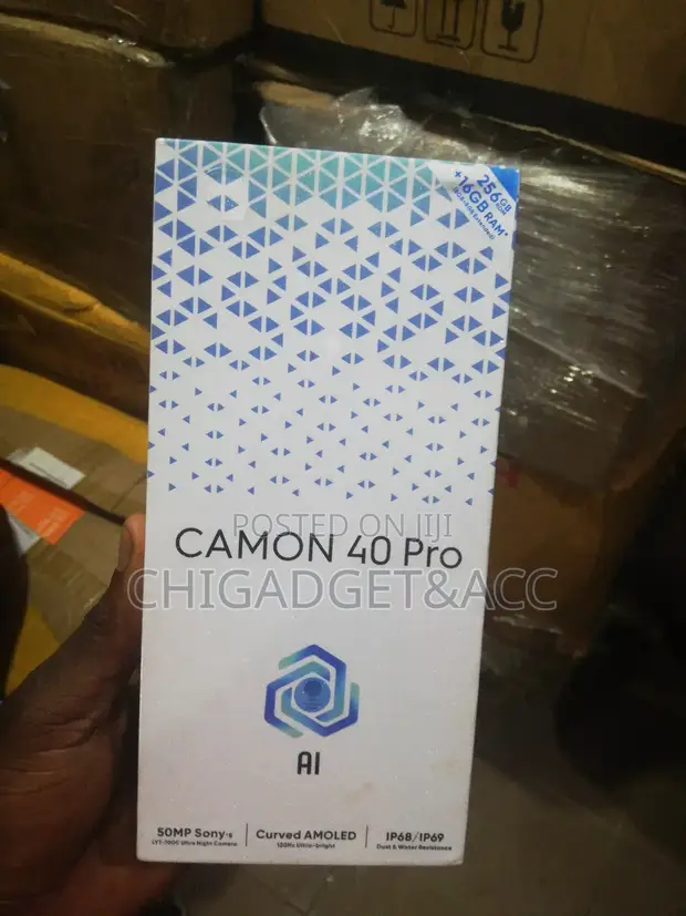 New Tecno Camon 40 256GB Black - 1