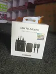 Samsung 45W Super Fast Charger Set + 5A Type-C Cable (UK Plug) - 1