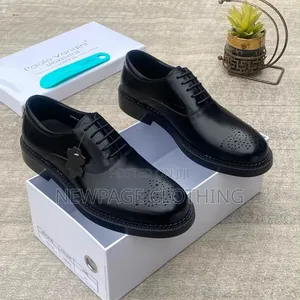 Men's Statement Leather Derby Shoes - Bold Sole
