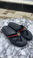 New Men's Gucci Streetwear Slippers - 1