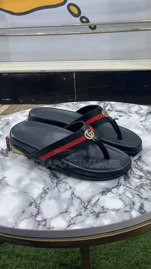 New Men's Gucci Streetwear Slippers