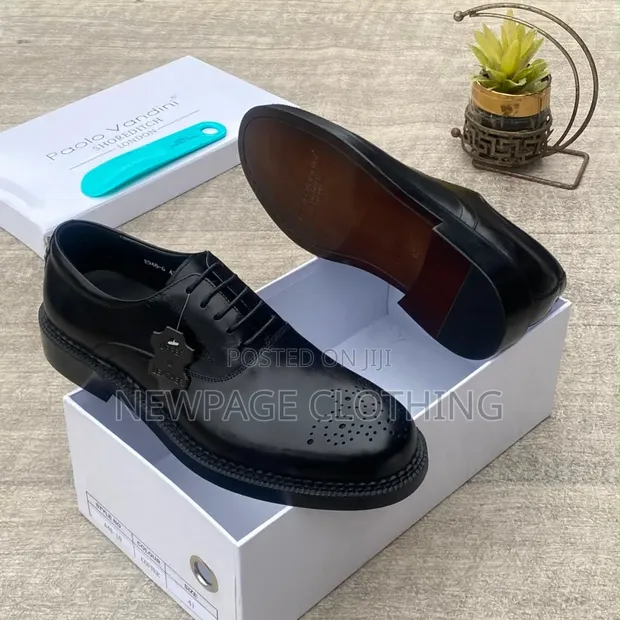 Men's Big Sole Dress Shoes - Turkish Italian Leather - 1