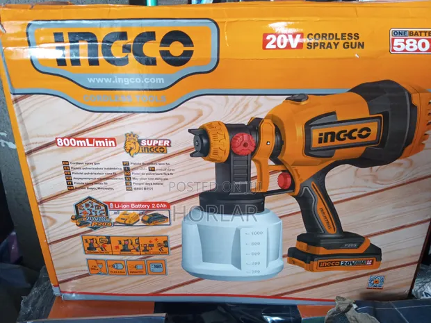 Brand New INGCO Cordless Spray Gun - 1