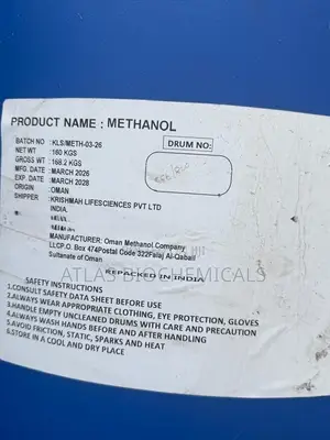 Methanol (Methyl Alcohol) - Sinadarin Masana'antu