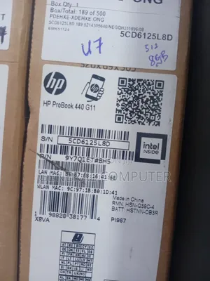 New HP ProBook 440 G11 Laptop: Intel Core Ultra 7, 8GB RAM, 512GB SSD