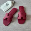 Hermes Satin Slides - Women's Size 40-41 - 3