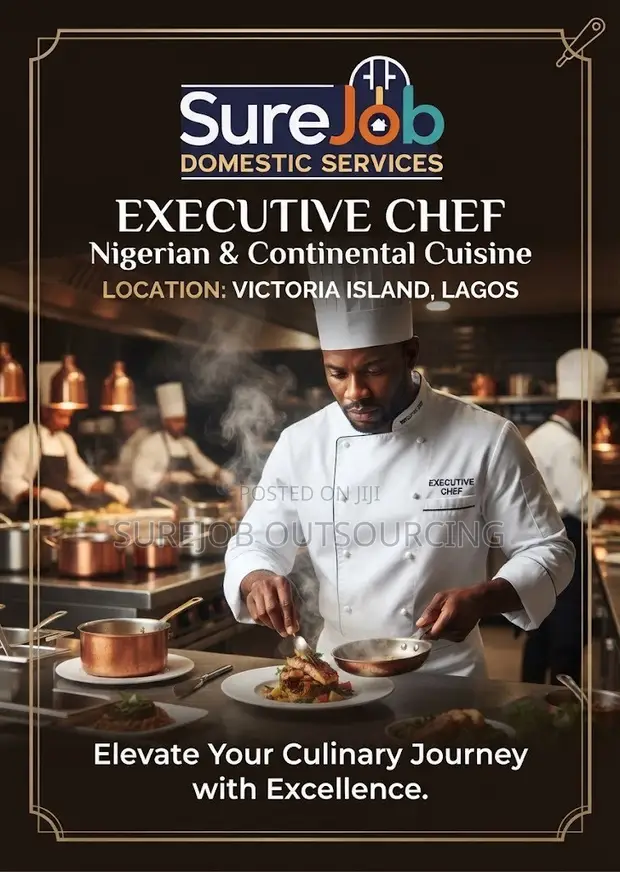 Hotel Chef Needed - Victoria Island - 1