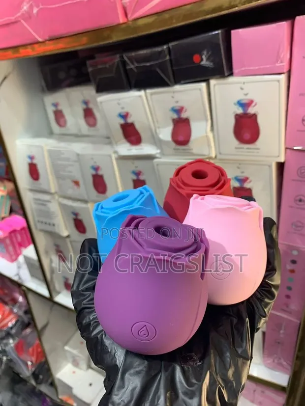 Original Rose Vibrator Sucker Toy - 1