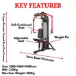 TechnoFitness HB-002A Pec Fly / Rear Delt Machine - 2