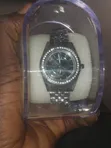 Ingantacciyar Agogon Rolex Quartz - Zinariya/Azurfa - 1